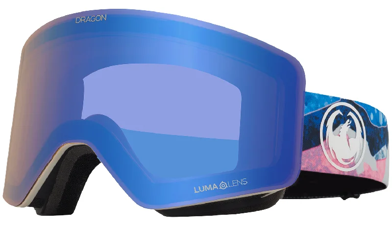 Dragon R1 OTG Snow Goggles Mountain Bliss / Lumalens Flash Blue + Lumalens Dark Smoke