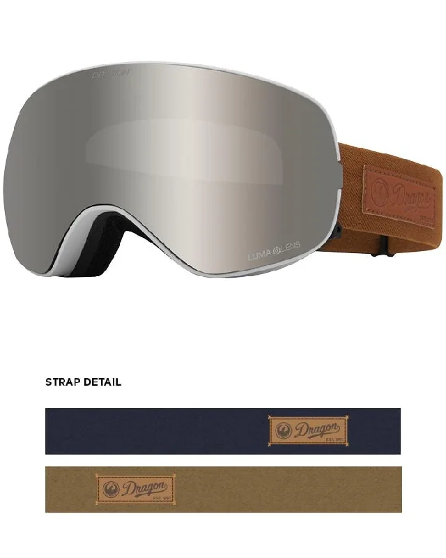 Dragon X2S Snow Goggles Coyote / Lumalens Silver Ion + Spare Lens