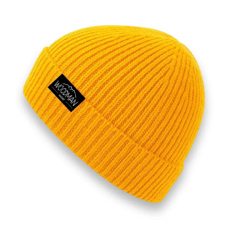 Beanie Ribbed Mustard