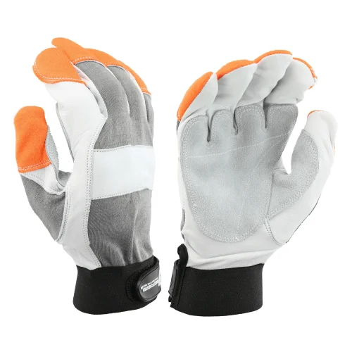 PIP 86565, Goatskin Nomex, Electrical Gloves, Orange Fingertips, (1 Pair)