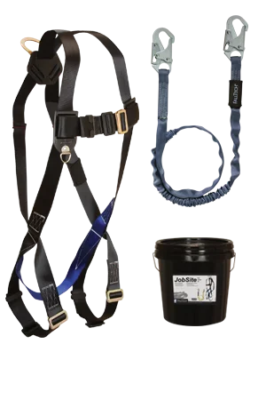 9504Z FallTech Harness and Lanyard 2-pc Mini Bucket Kit (7007, 8259, 1 Gallon Bucket)