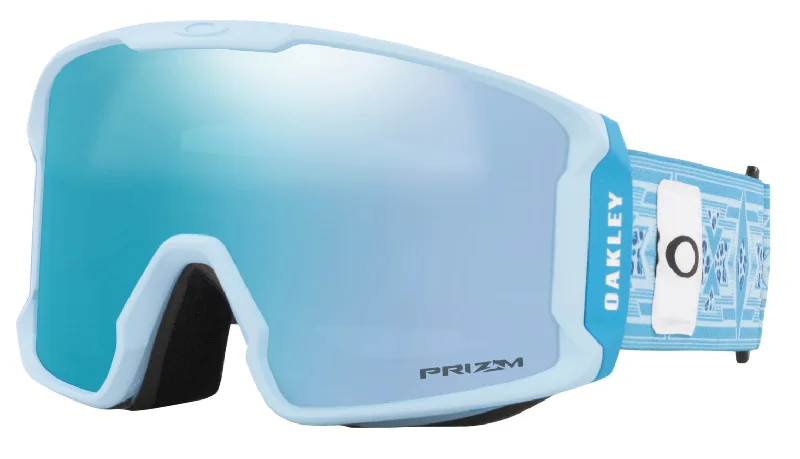 Oakley Line Miner L Goggles Jaimie Anderson Signature Blue Print / Prizm Snow Sapphire