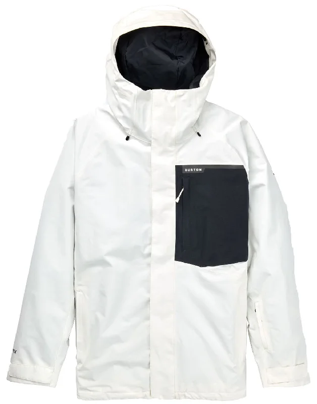 Burton Powline GORE-TEX Mens Jacket Stout White / Black