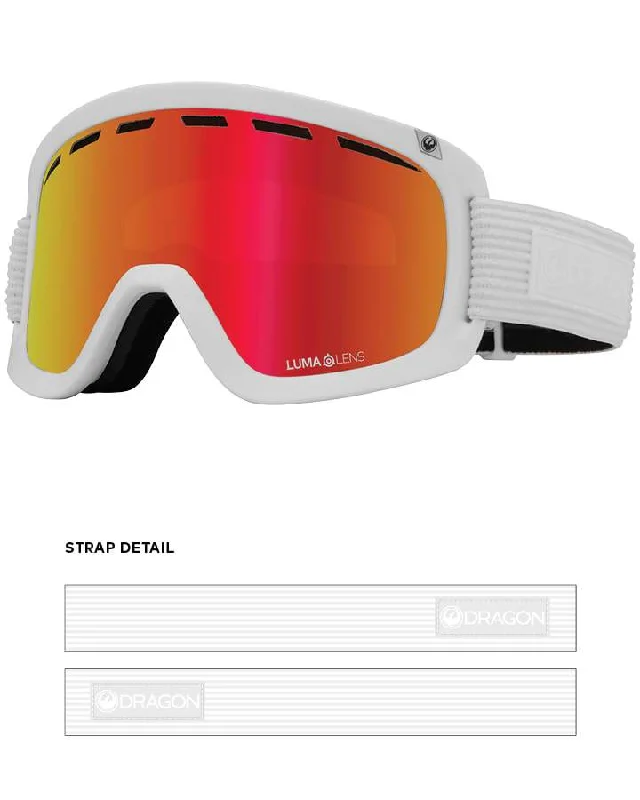 Dragon D1OTG Goggles Corduroy / Lumalens Red Ion