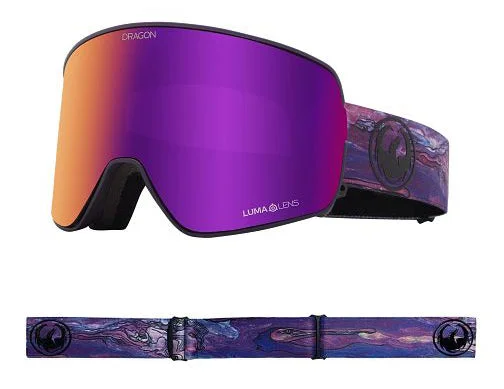 Dragon NFX2 Snow Goggles Low Bridge Chris Benchetler Sig 23 / Lumalens Purple Ion + Lumalens Amber