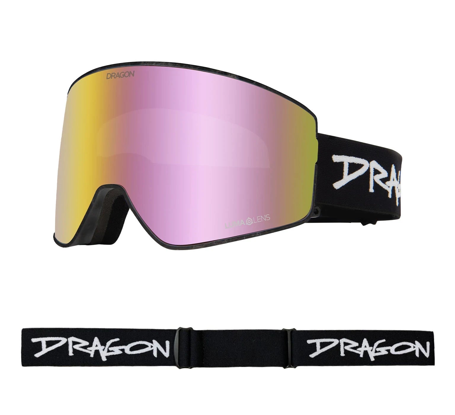 Dragon PXV2 Snow Goggles 2022 Sketchy / Lumalens Pink Ion + Spare Lens