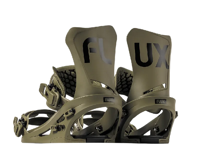 Flux DS Snowboard Bindings Mens 2025 Khaki