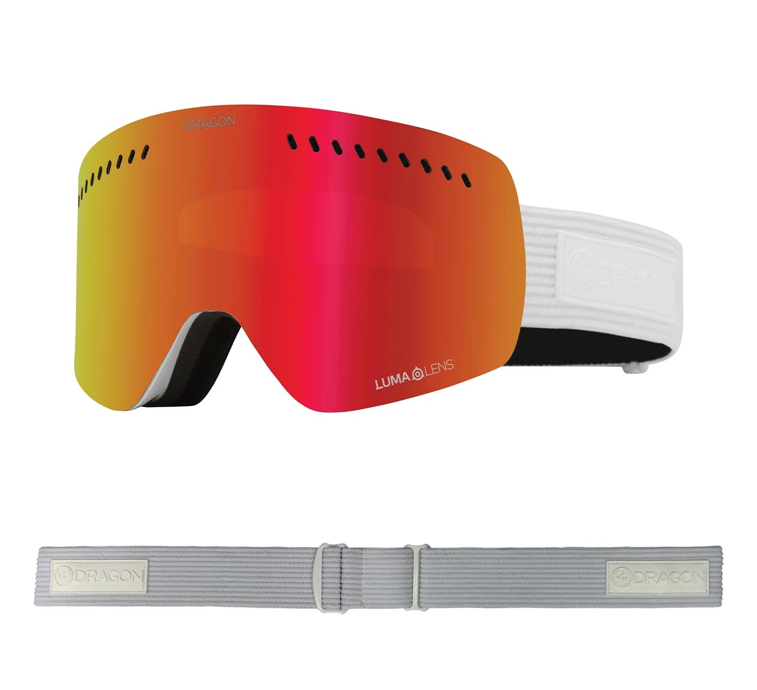 Dragon NFXS Snow Goggles 2022 Corduroy / Lumalens Red Ion + Spare Lens