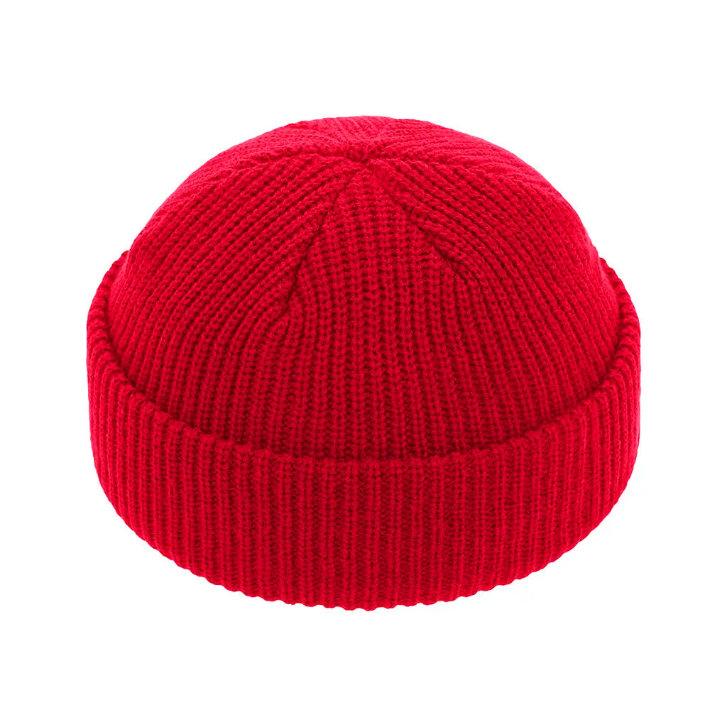 RED FISHERMAN BEANIE