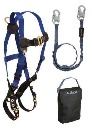 Back D-ring , Tongue Buckles and 6' Internal Lanyard and Gear Bag